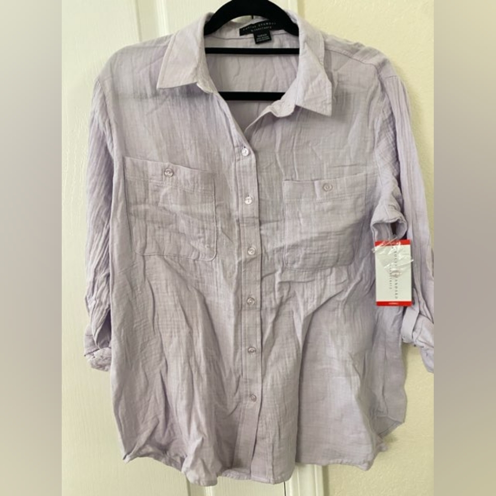Social Standard By Sanctuary Light Purple Shirt Size XS NWT